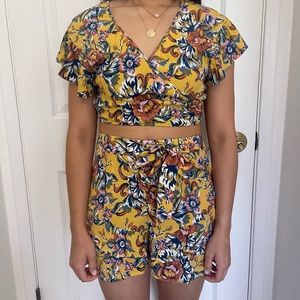 BP Nordstroms Two-Piece Hawaiian Set XS/S